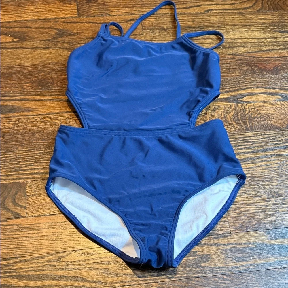 Kanu Surf Kids One Piece in Deep Blue size 10